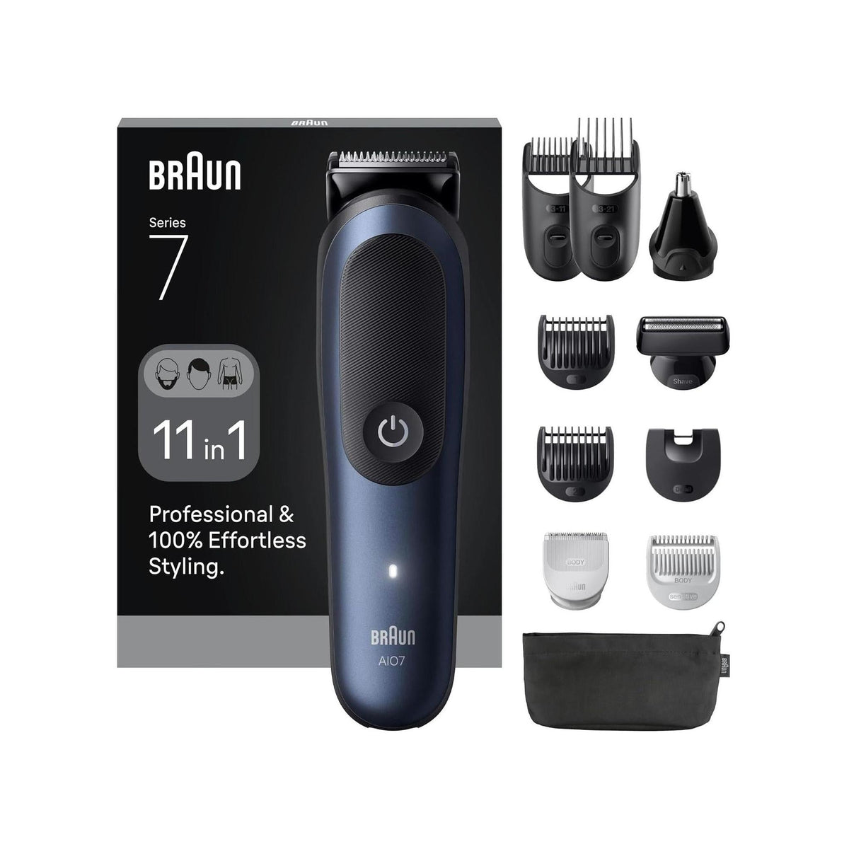 Braun AIO7540 Trimmer All-in-One Series 7 Kit 11-in-1