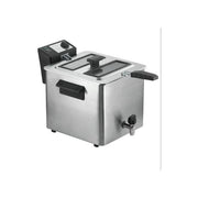 R.G.V FRY8 Friggitrice ad Olio Professionale 8Lt, Inox