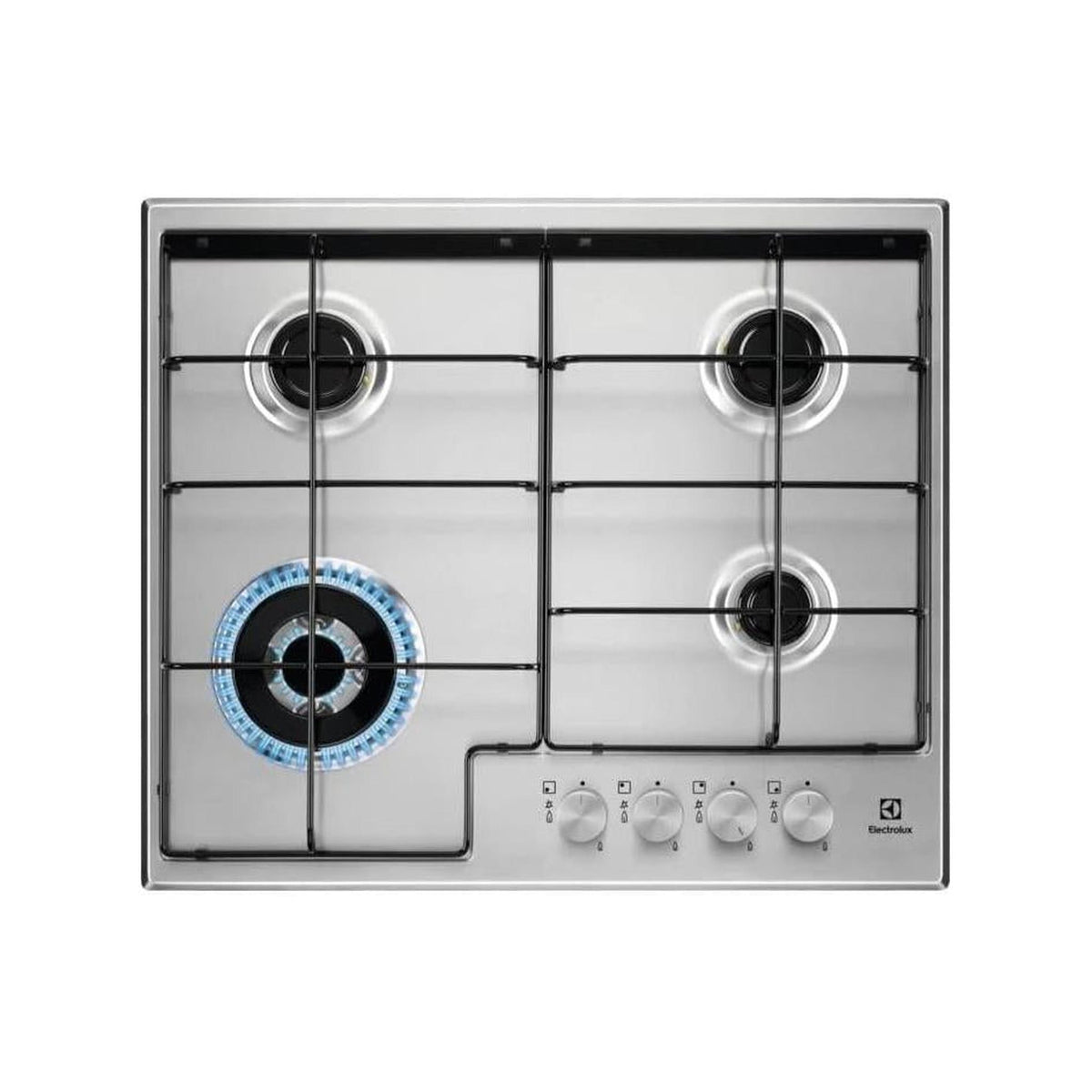 ELECTROLUX EGS6434X PIANO COTTURA DA INCASSO 60CM 4 FUOCHI A GAS INOX