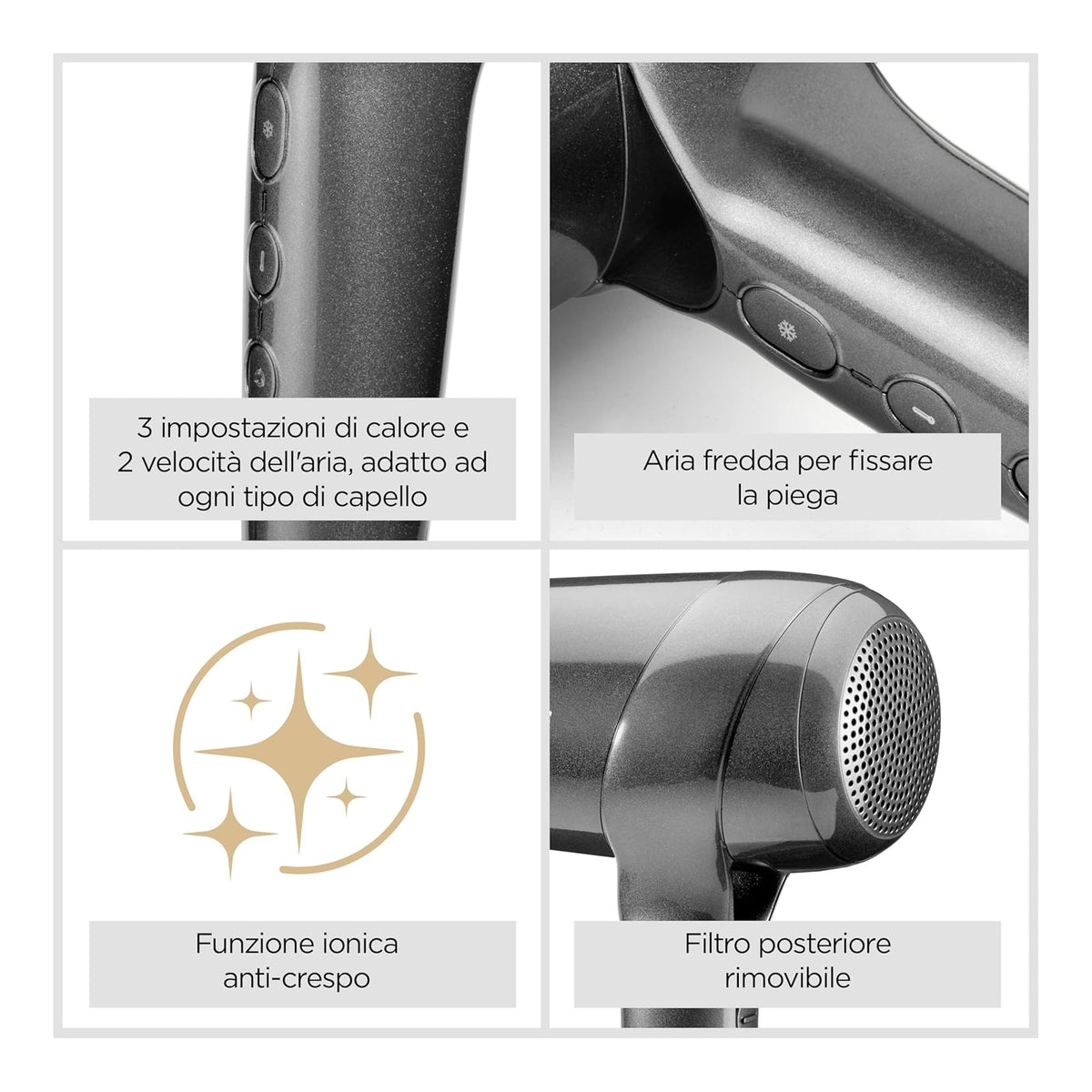 BABYLISS D6200DE ASCIUGACAPELLI DIGITALE
