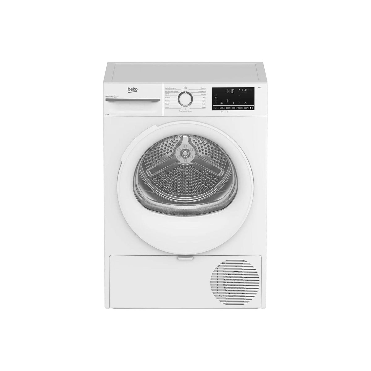 Beko BMT113EW Asciugatrice 11Kg, Pompa di calore Classe D