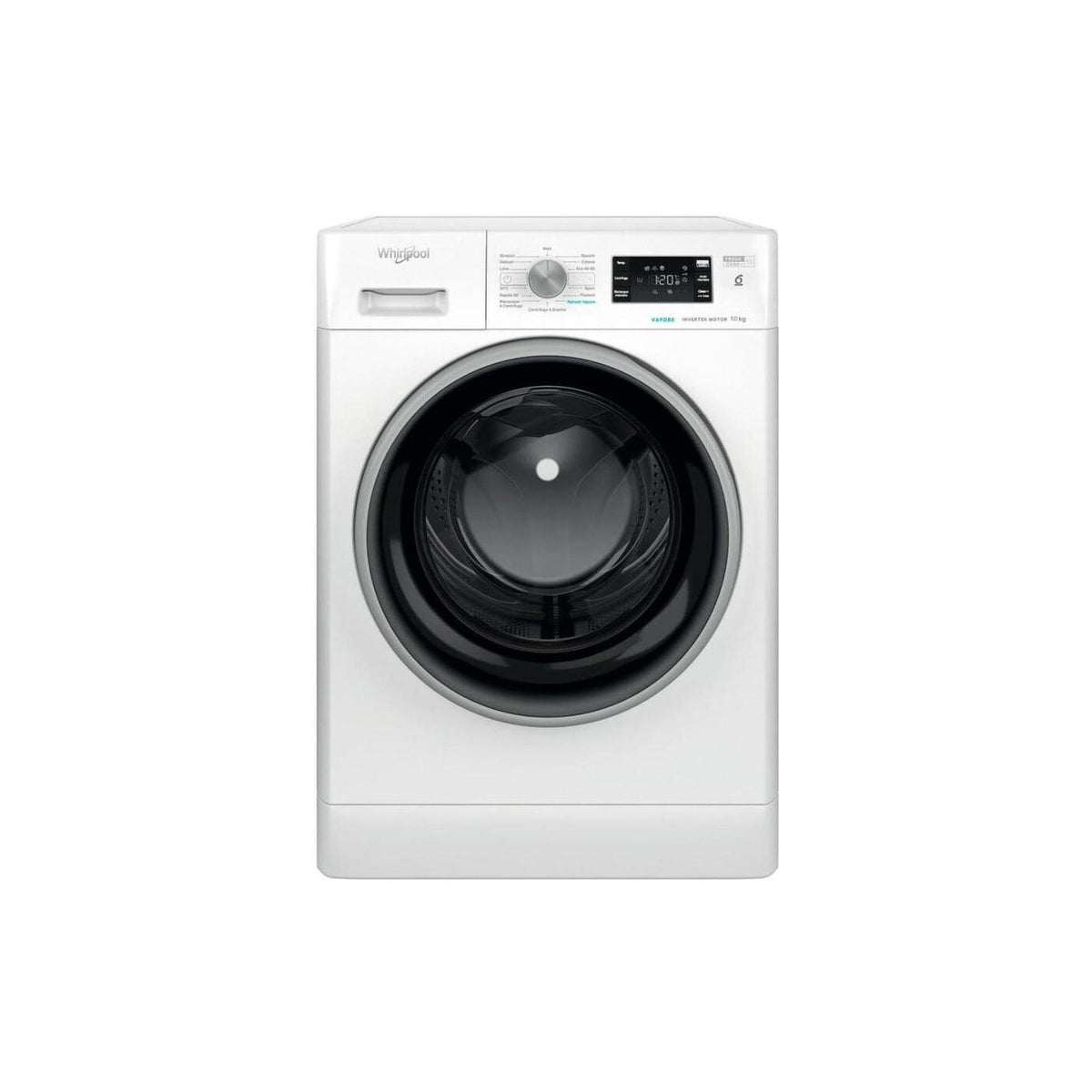 WHIRLPOOL FFB 1048 BSV IT LAVATRICE 10KG 1400 GIRI INVERTER FUNZIONE VAPORE CLASSE A - FFB1048BSVIT