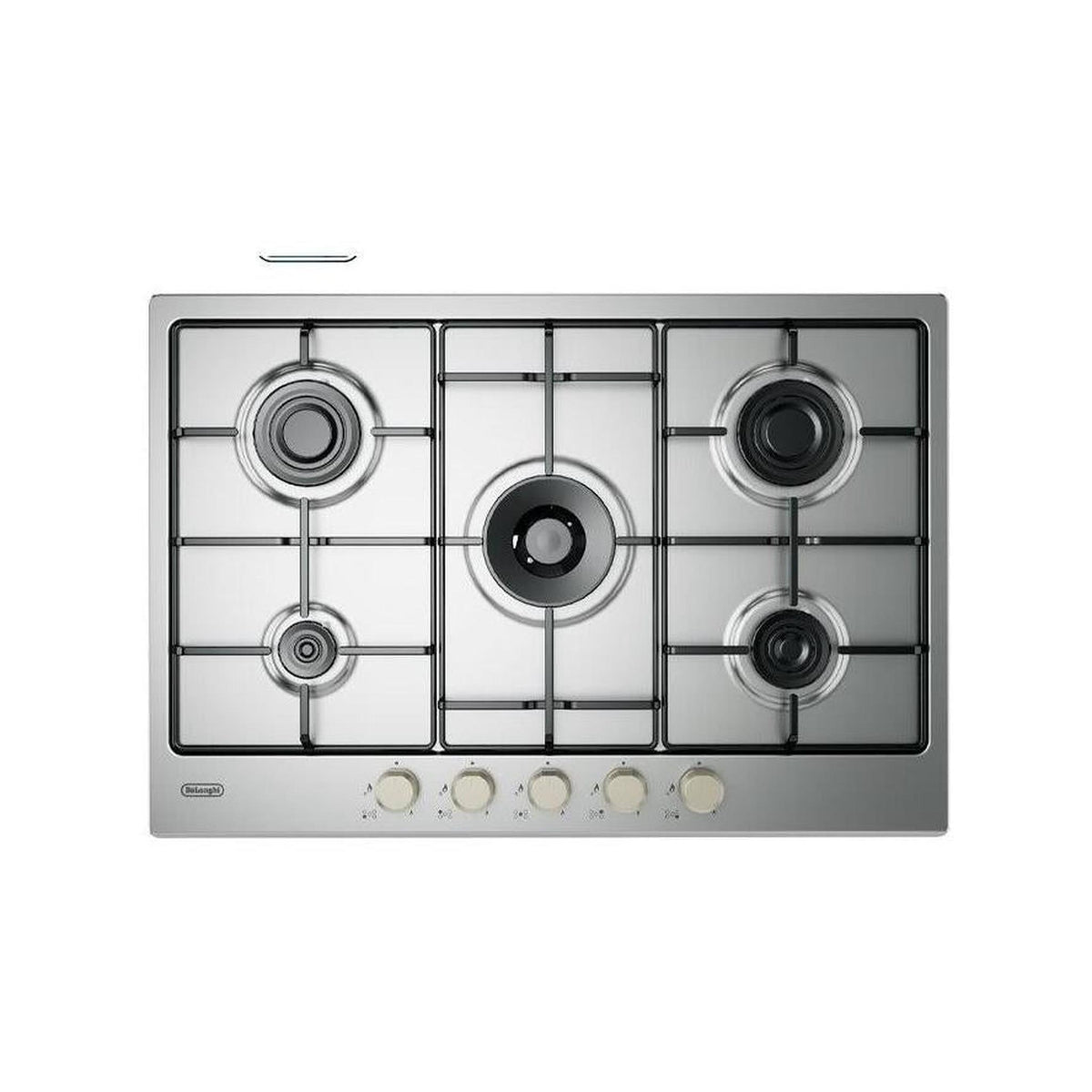 DE LONGHI YLG 75 F PIANO COTTURA 75CM 5 FUOCHI A GAS - INOX - YLG75F