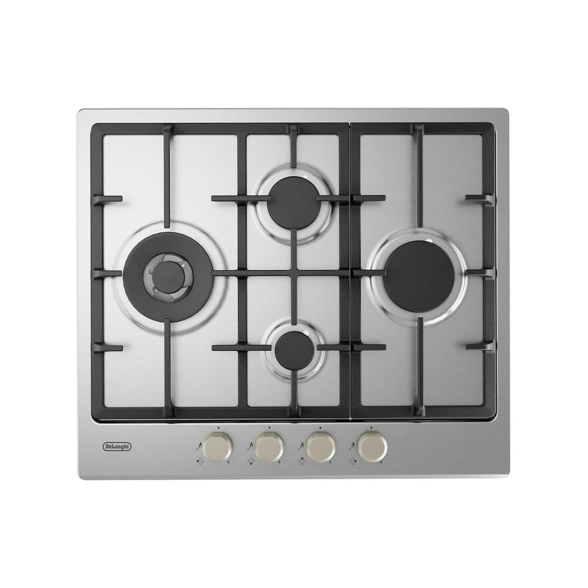 DE LONGHI YLG 60 RFX PIANO COTTURA 60 CM 4 FUOCHI A GAS - INOX - YLG60RFX