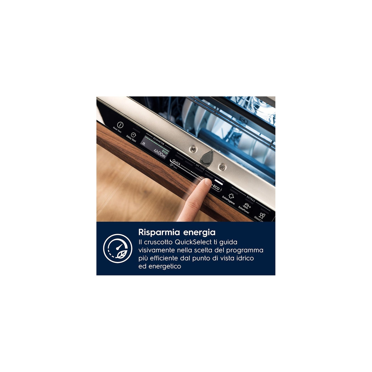 ELECTROLUX EES68525L LAVASTOVIGLIE DA INCASSO A SCOMPARSA TOTALE 14 COPERTI CLASSE B