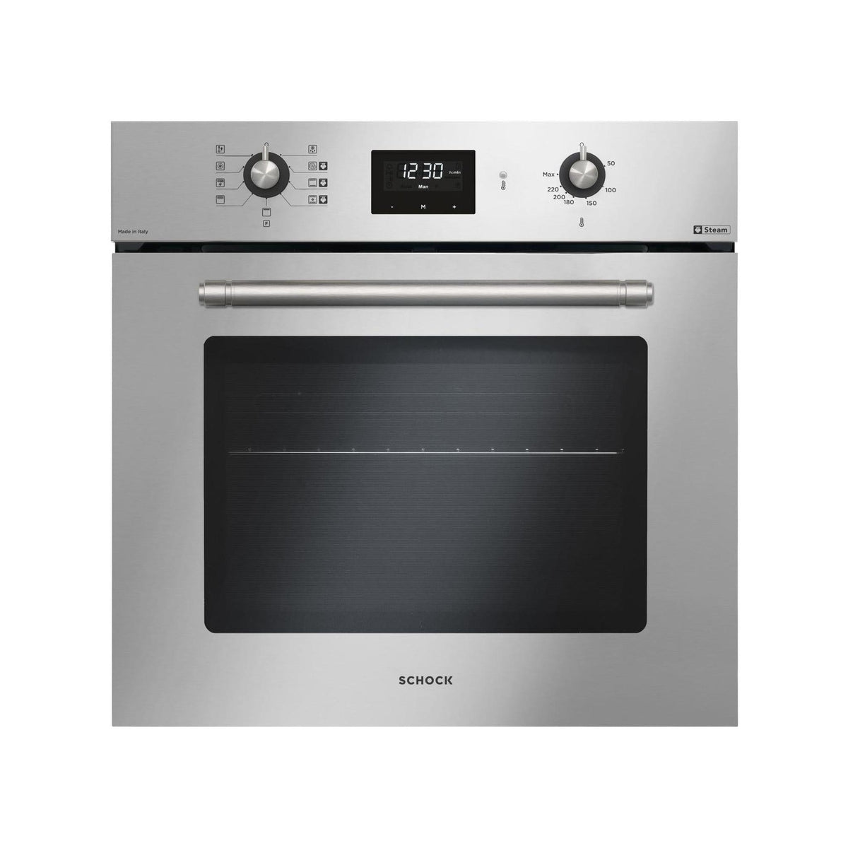 Schock SFC97IXV Forno da Incasso Elettrico Combinato, Funzione Vapore, Classe A - Inox