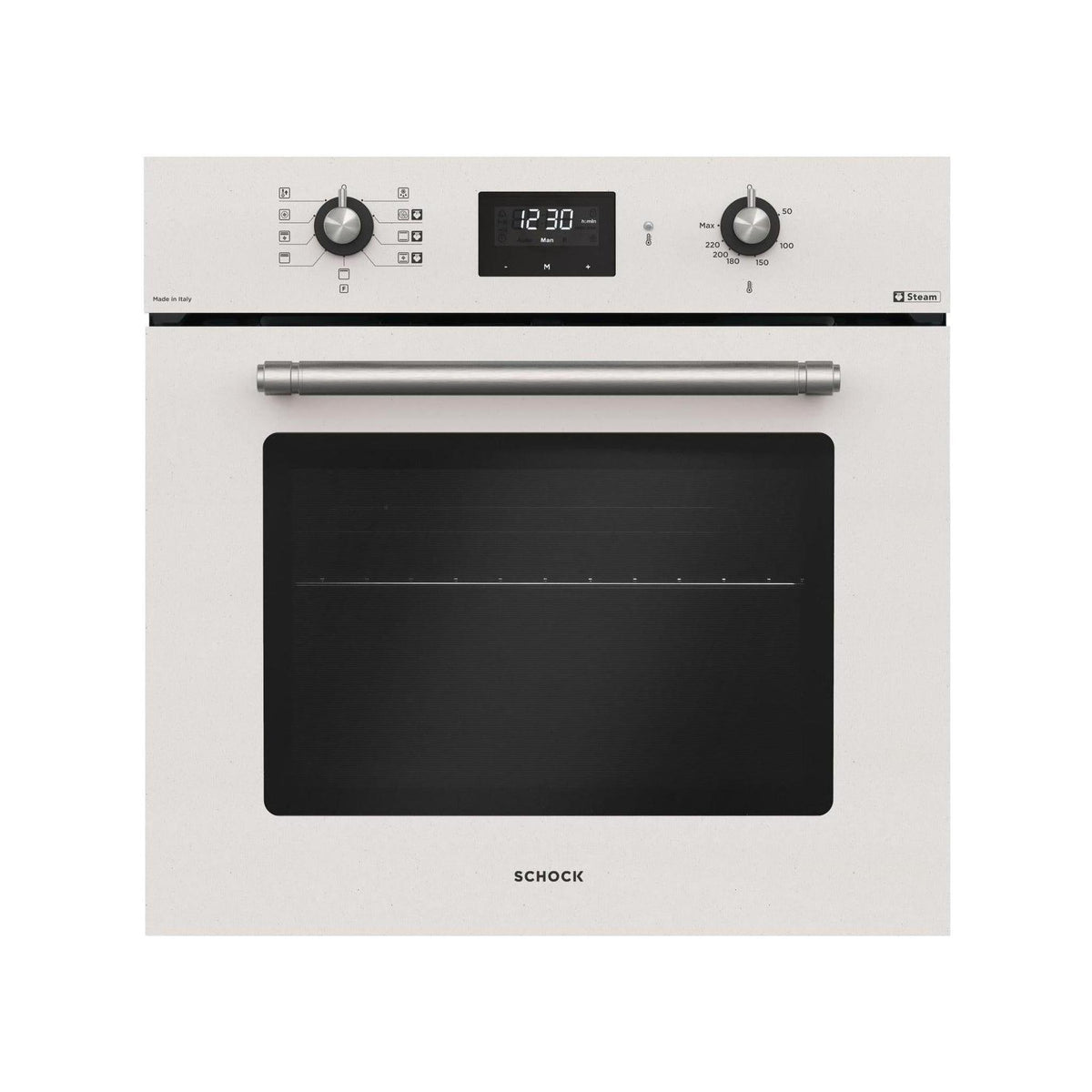 Schock SFC9716V Forno da Incasso Elettrico Combinato, Funzione Vapore, Classe A - New Alumina