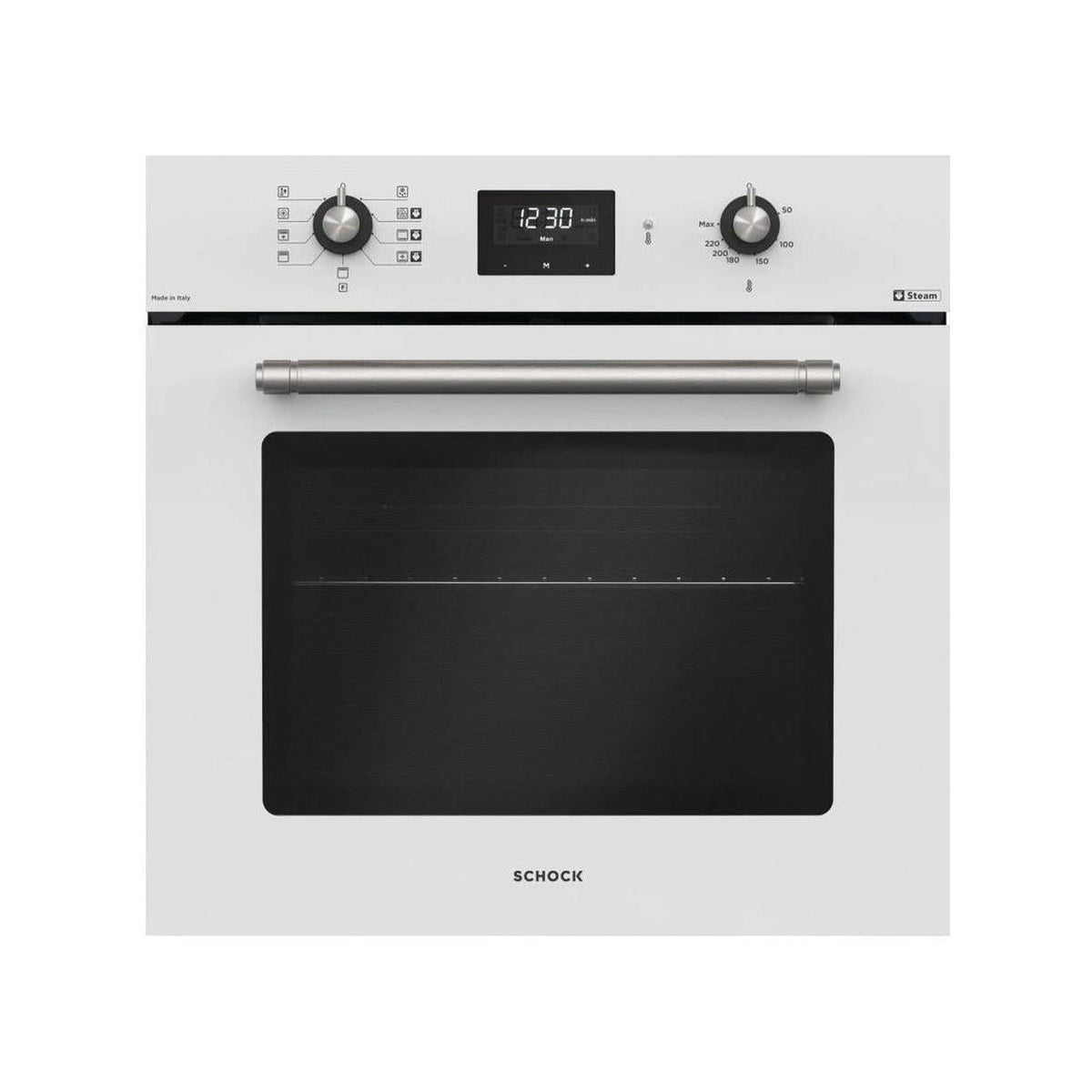 Schock SFC97WHV Forno da Incasso Elettrico Combinato, Funzione Vapore, Classe A - Bianco