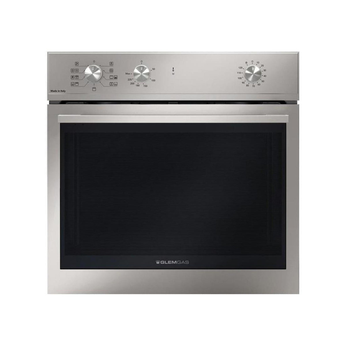 Glem Gas GFD92IXN-S6 Forno da Incasso Elettrico 60cm, Funzione Pizza, Classe A, Inox
