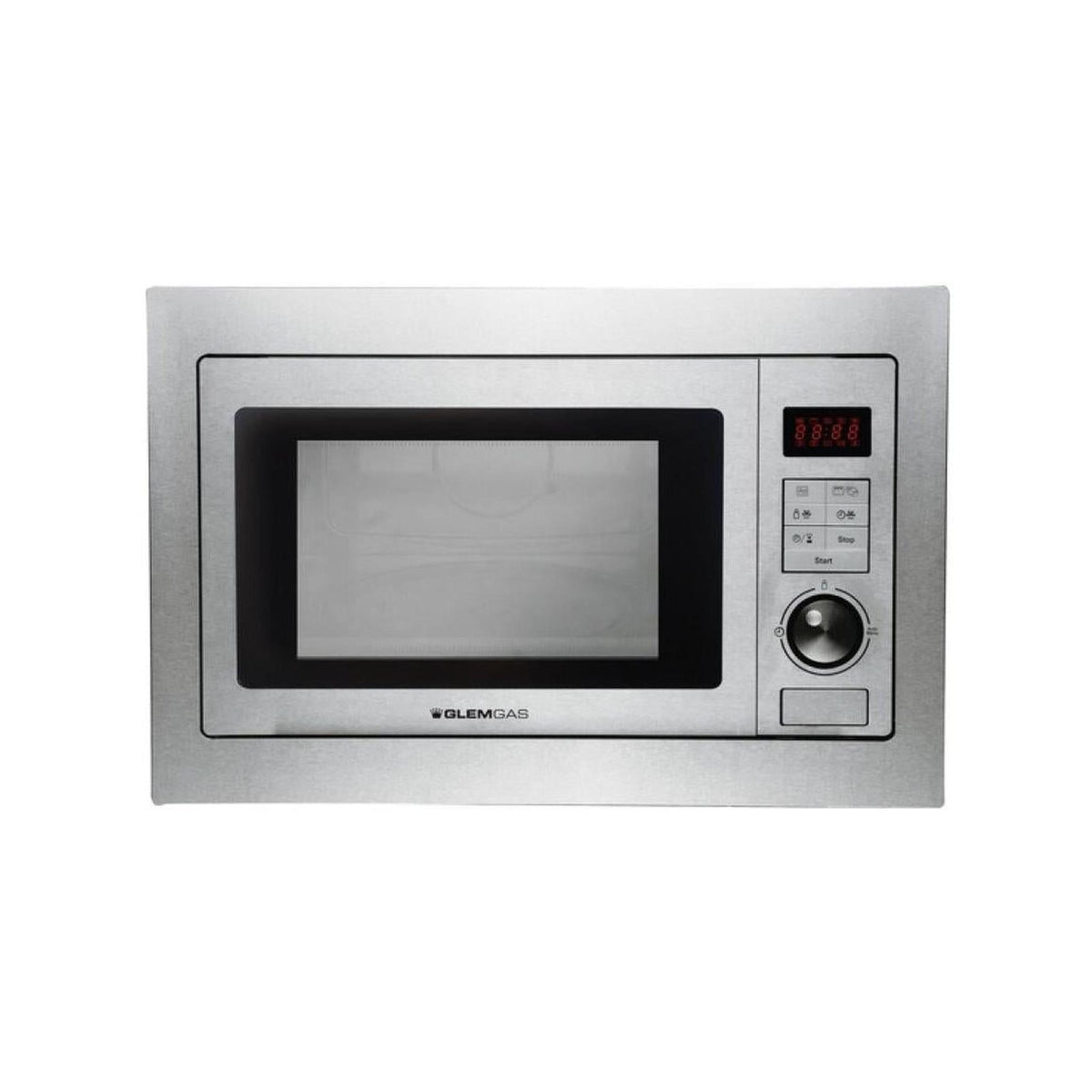 Glem Gas GMI253IX Forno a Microonde da Incasso con Grill, 25Lt - Inox