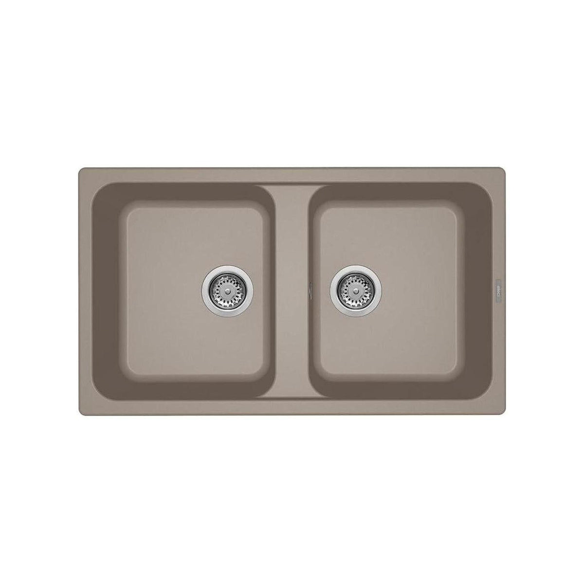 ELLECI LG245043 LAVELLO 2 VASCHE 86x50 IN GRANITEK TORTORA