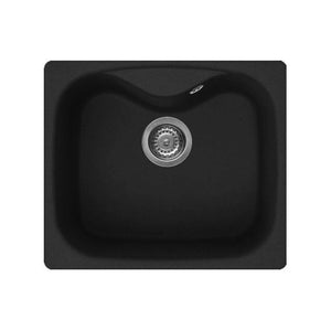 Elleci Fox 200 LGF20040 Lavello Monovasca 58x50 in Granitek Nero