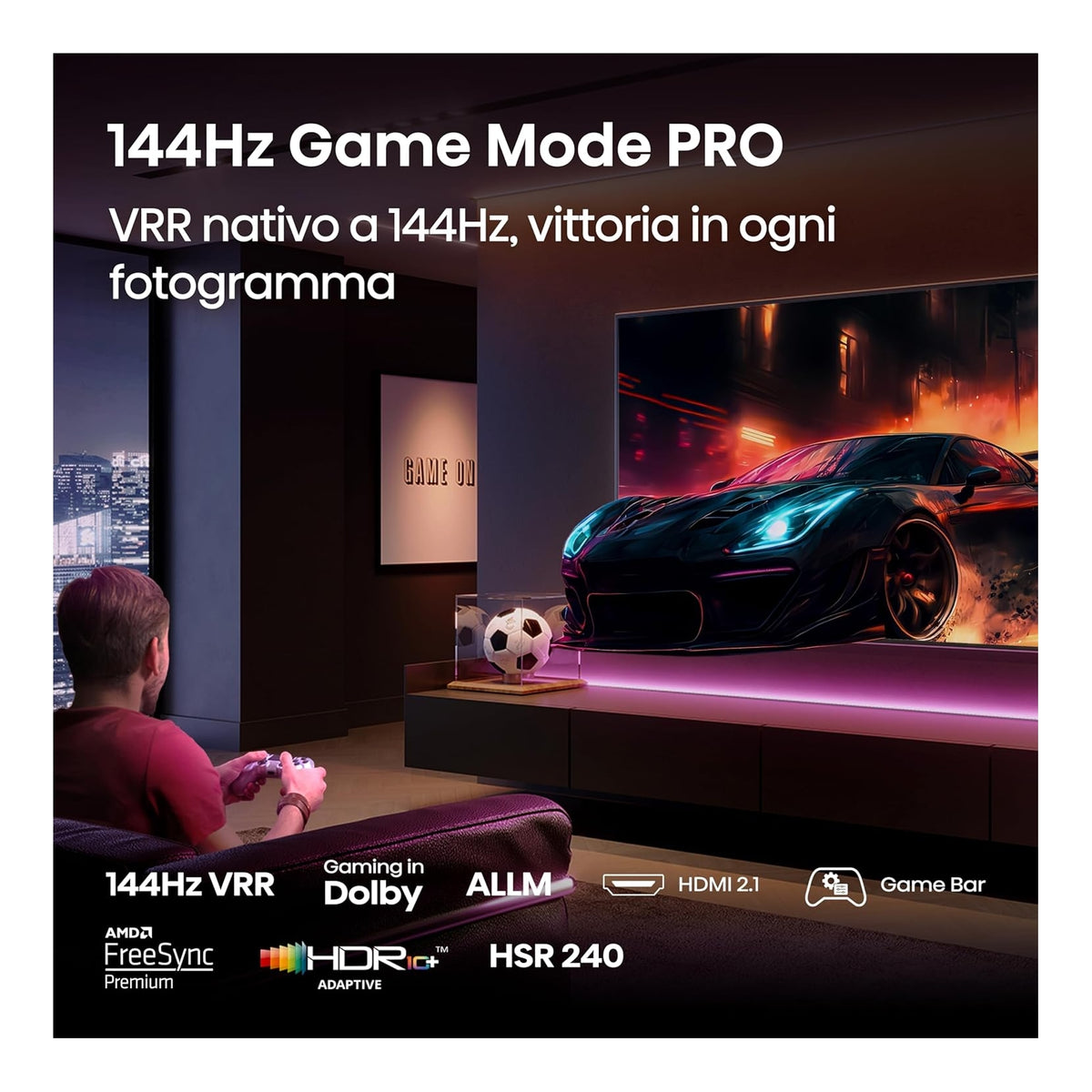 HISENSE 100E7QPRO TV QLED 100'' UHD 4K SMART TV