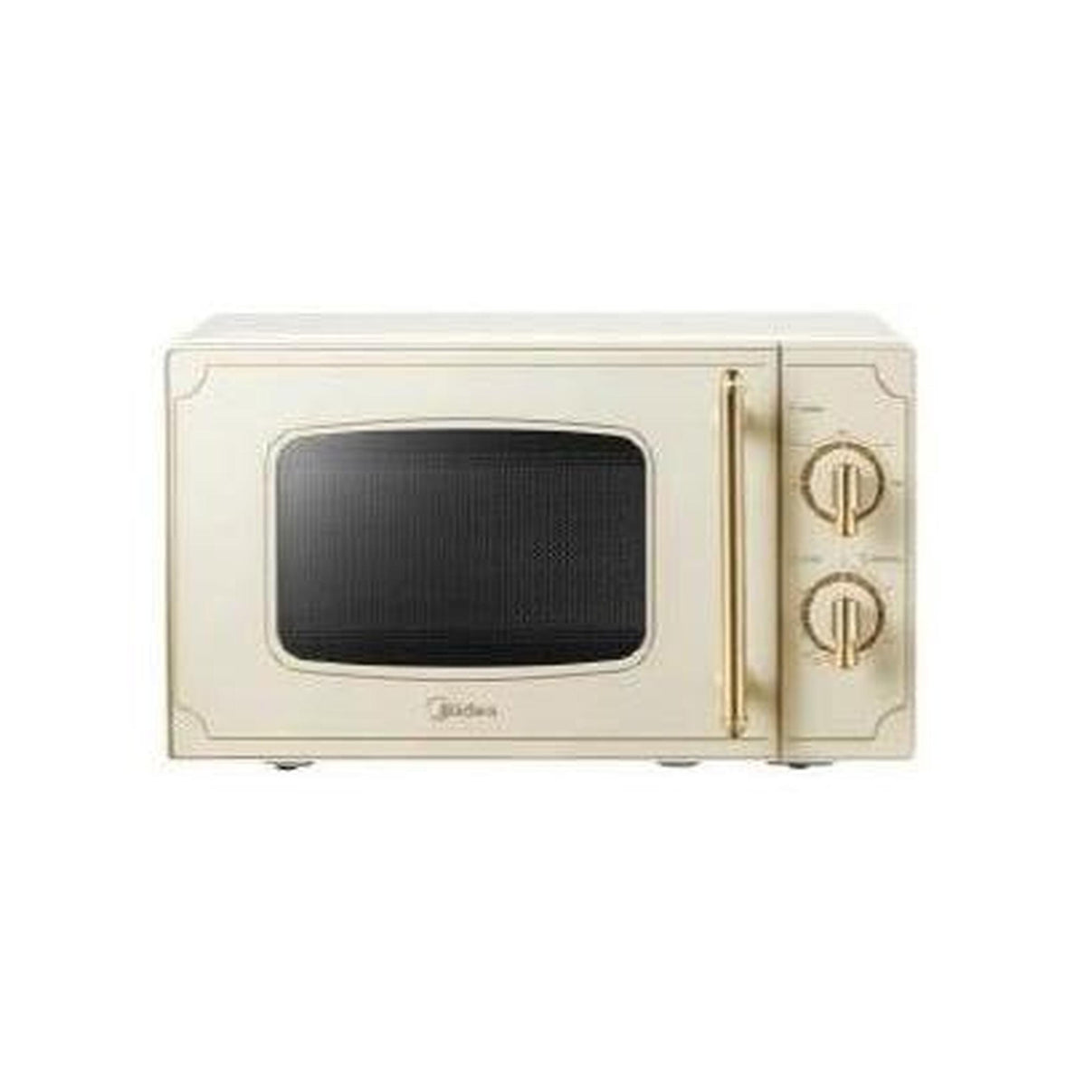 MIDEA MM720CJ7 Forno a Microonde 20Lt, Stile Retrò, Crema