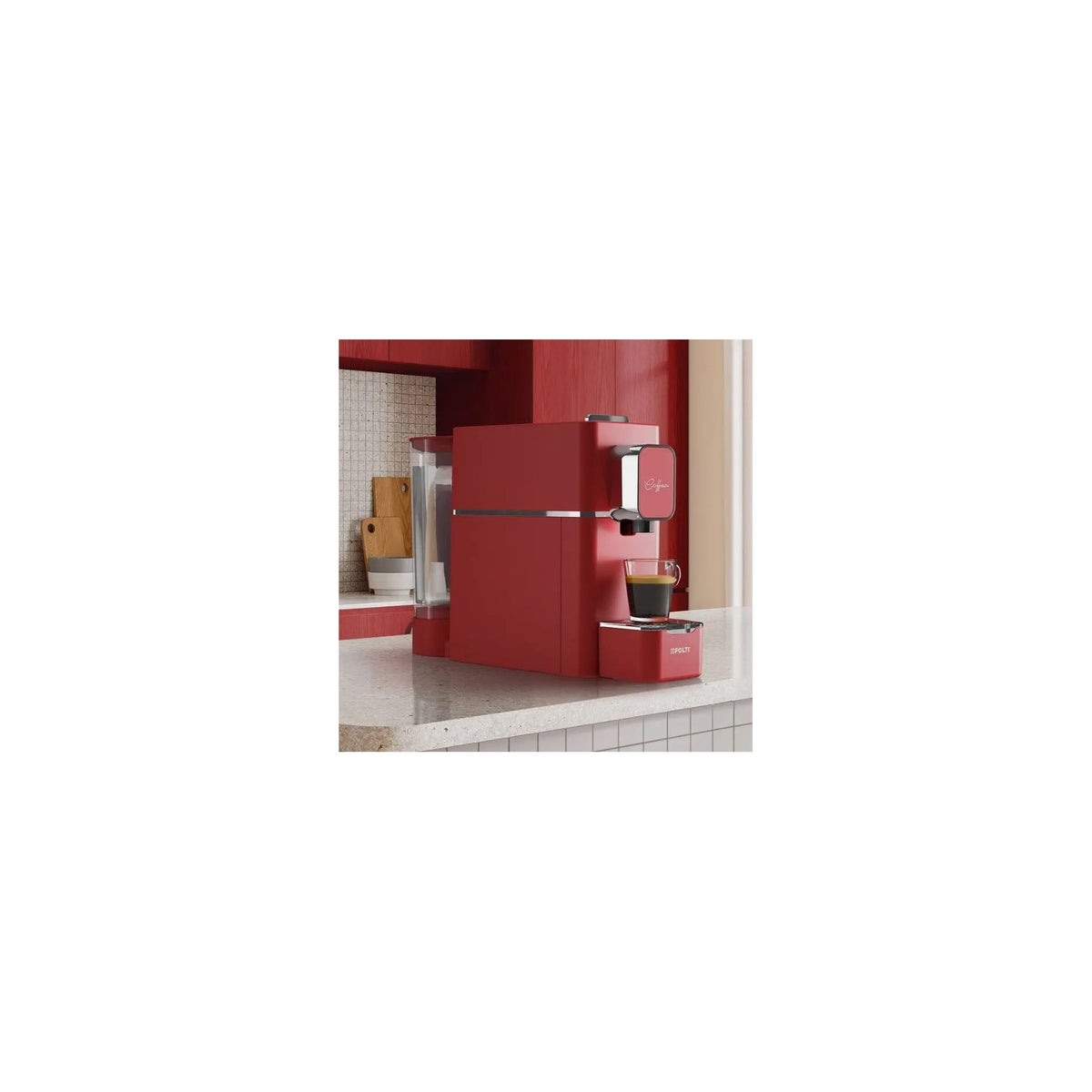 POLTI COFFEA PCEU0136 MACCHINA DA CAFFE' + 54 CIALDE SERBATOIO 0,85LT COLORE ROSSA