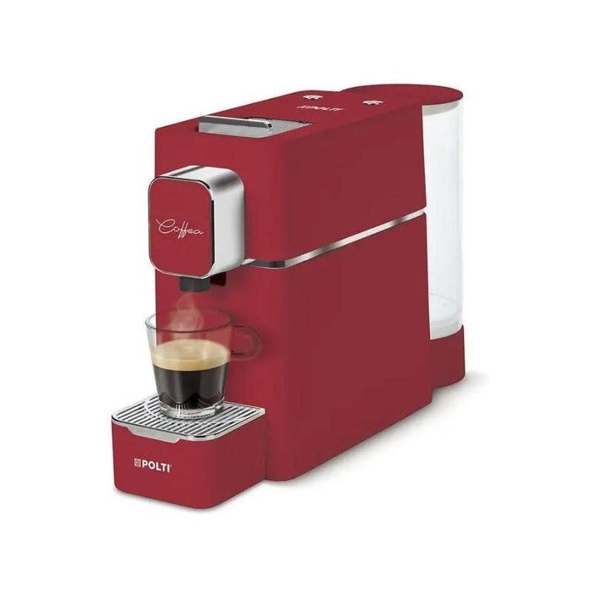 POLTI COFFEA PCEU0136 MACCHINA DA CAFFE' + 54 CIALDE SERBATOIO 0,85LT COLORE ROSSA