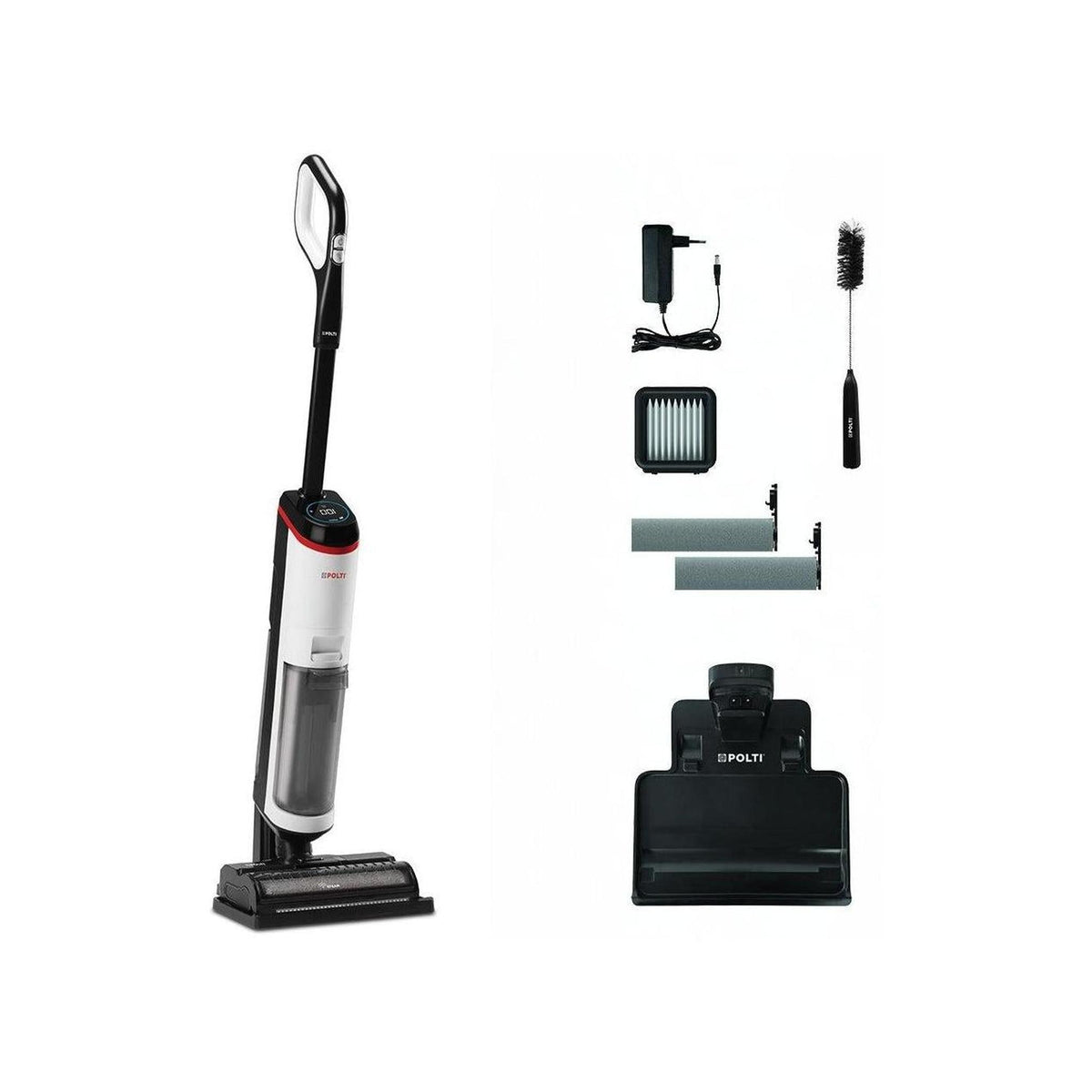 Polti RollySteam WD30C CORDLESS Lavapavimenti senza fili 3 in 1: Aspira, lava e igienizza con il vapore - WDEU0003