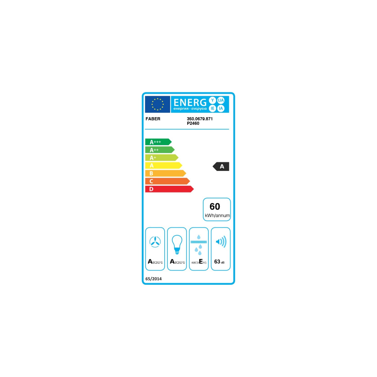 Faber HEAVEN BRIGHT A90 X KL Cappa a Soffitto 90cm con Luce led - 350.0679.871