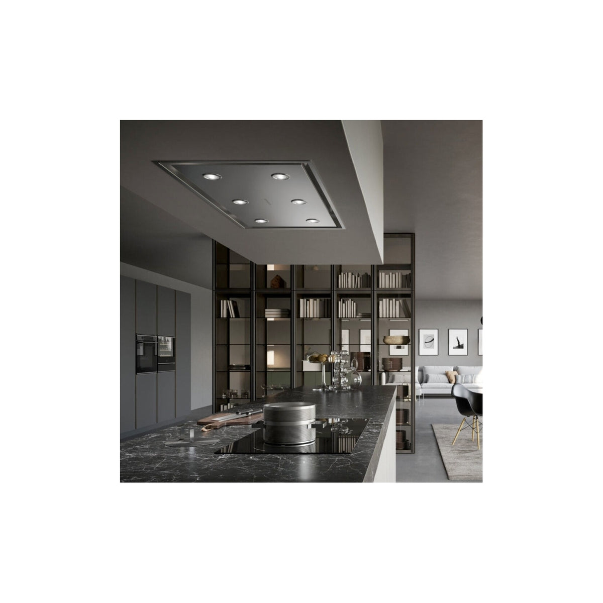 Faber HEAVEN BRIGHT A90 X KL Cappa a Soffitto 90cm con Luce led - 350.0679.871