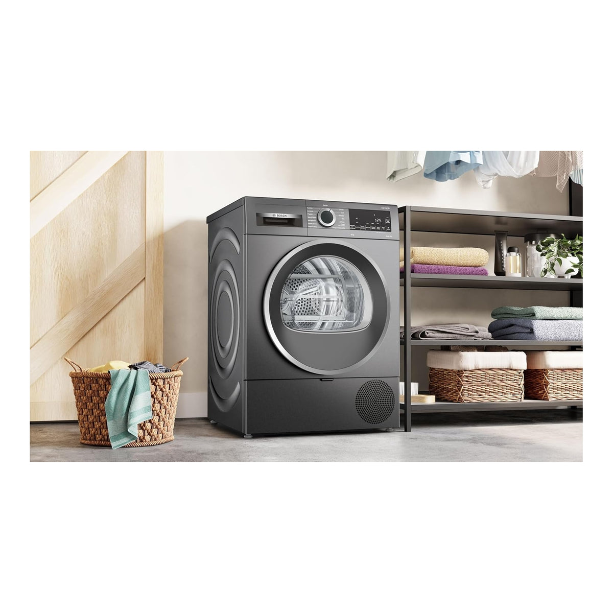 Bosch WQG243DRII Asciugatrice a pompa di calore 9Kg, Classe C