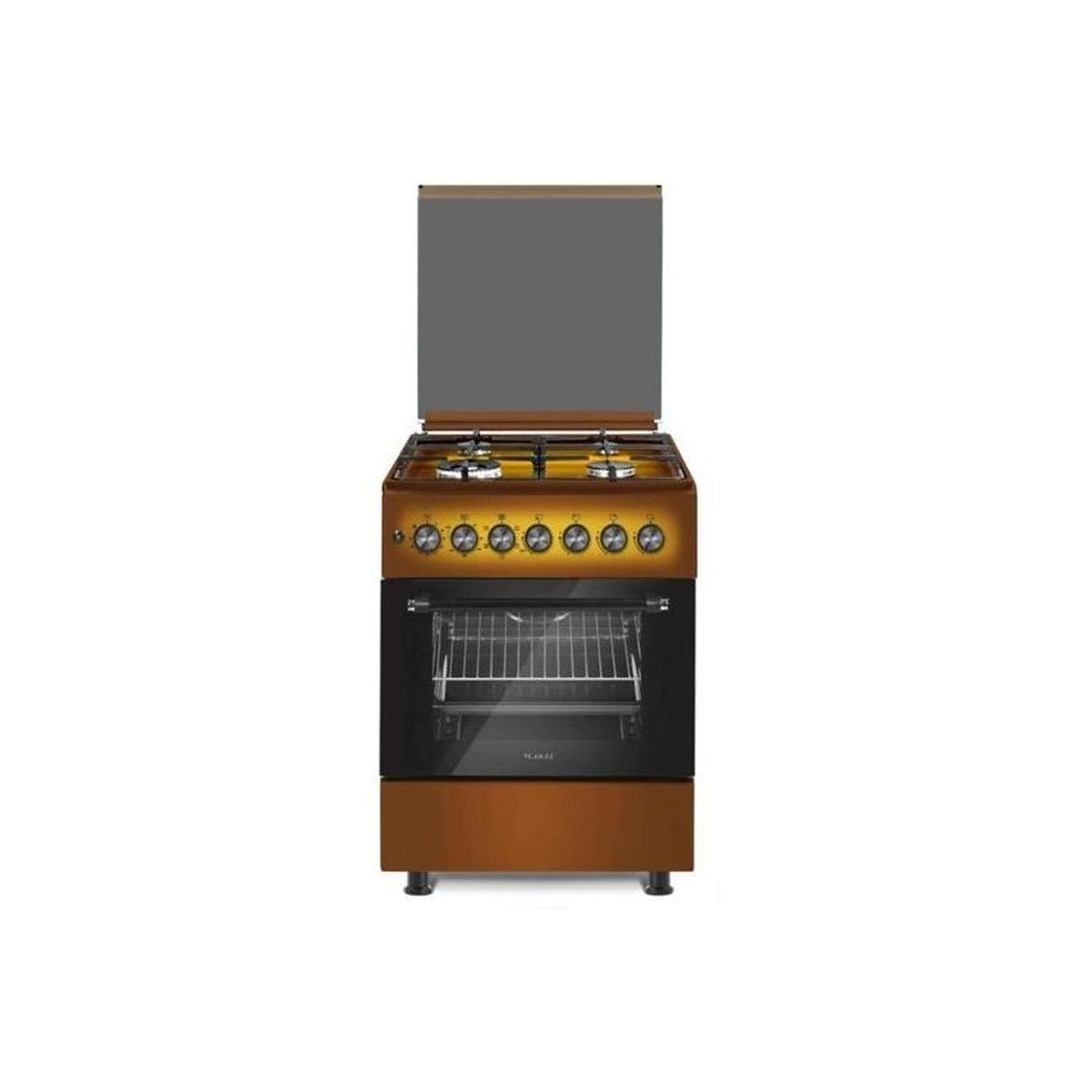 LAREL L60EM CUCINA 60X60 4 FUOCHI A GAS E FORNO ELETTRICO - MARRONE SFUMATO