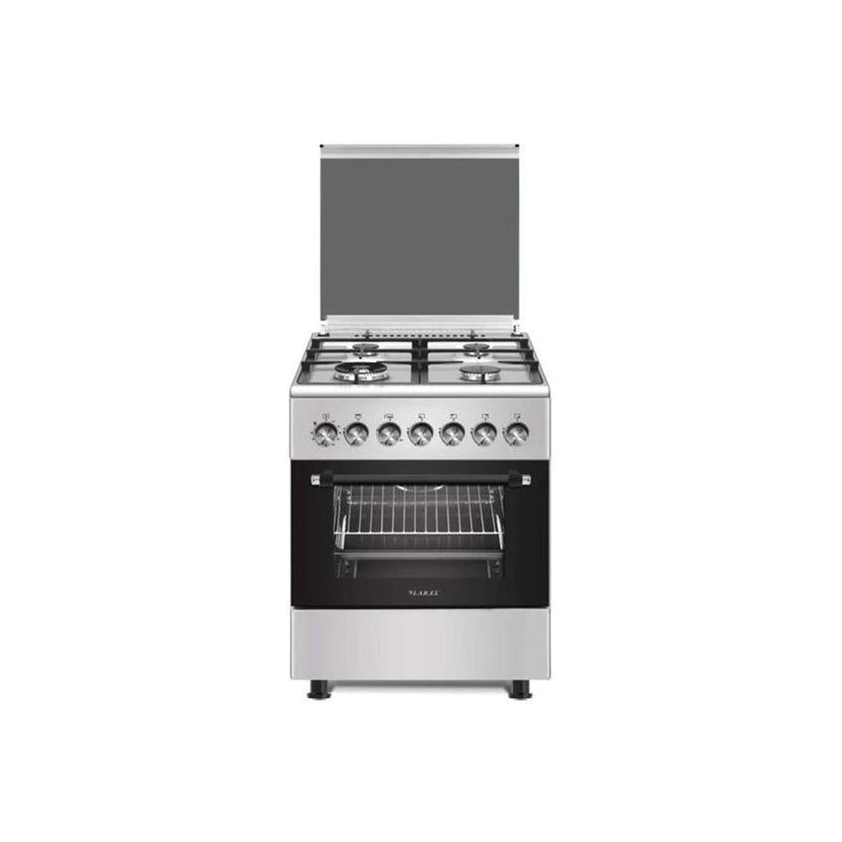 LAREL L60GX CUCINA 60X60 4 FUOCHI A GAS E FORNO A GAS VENTILATO - INOX