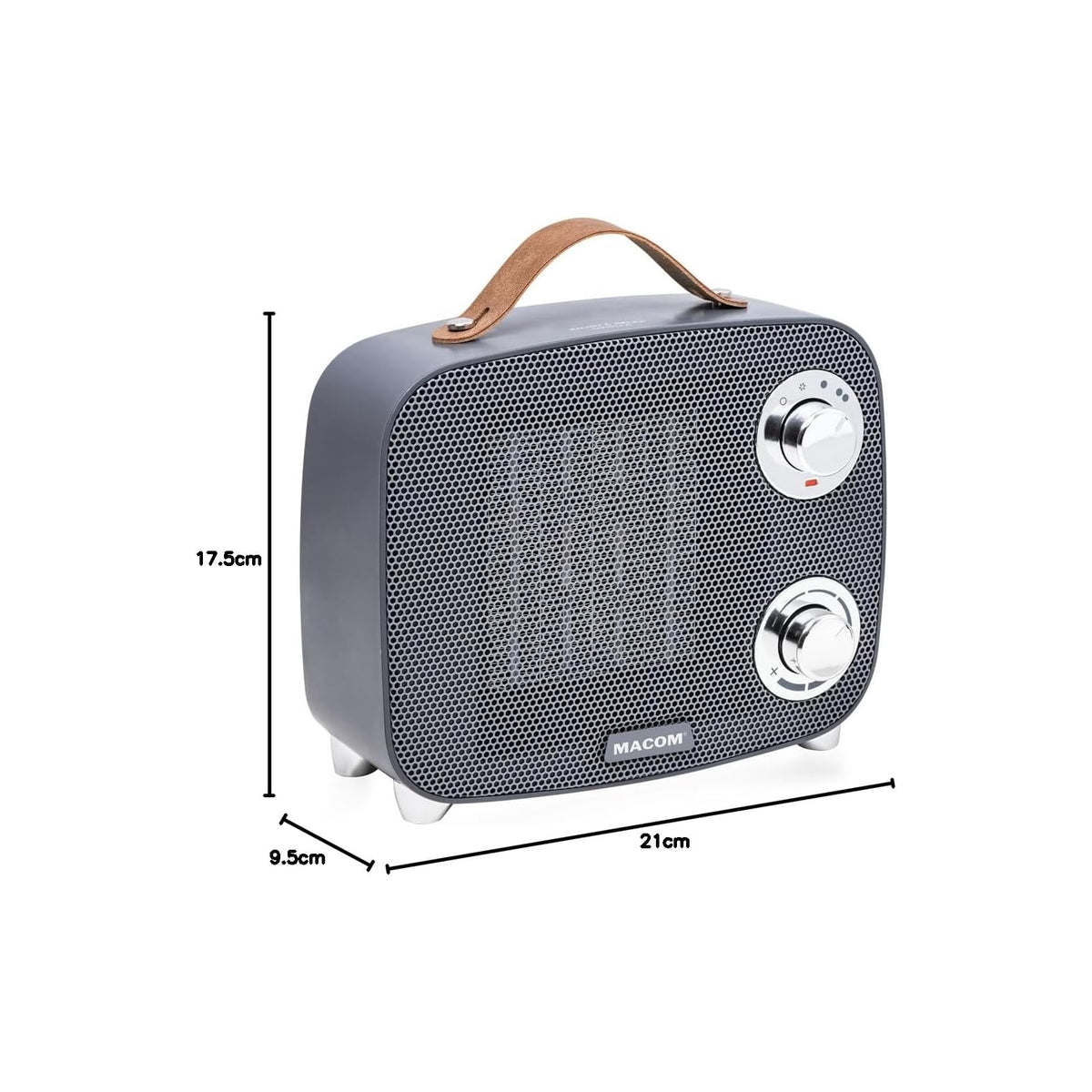 MACOM MINIMAX942 Termoventilatore Ceramico Compatto 1500W - MINIMAX 942