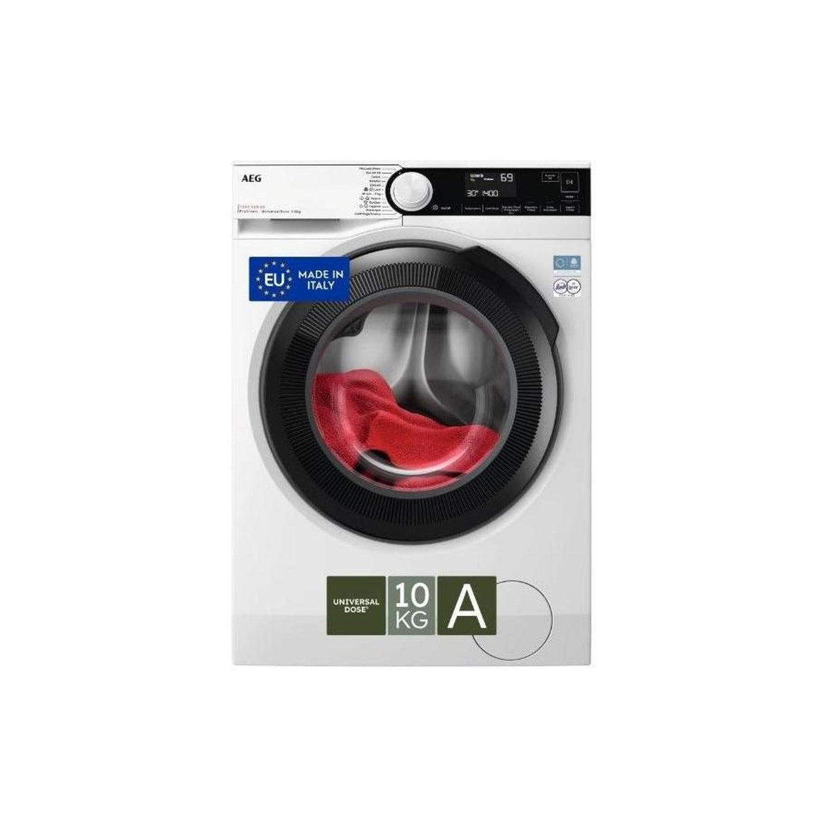 AEG LR7FD104V Lavatrice serie 7000 ProSteam® UniversalDose, 10kg, 1400 Giri, Wifi, Classe A