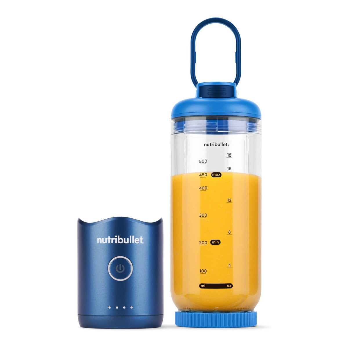 Nutribullet Flex NBP013BL Frullatore Portatile con Coperchio, Capacità 590ml