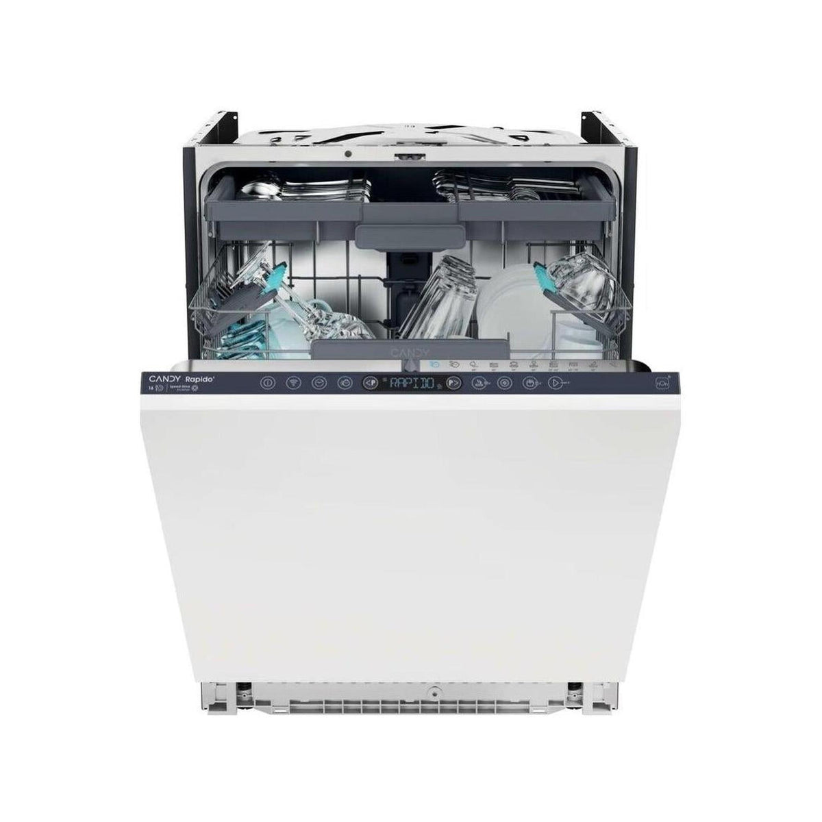 Candy CS 6C2S3PSA Lavastoviglie da incasso a scomparsa totale 16 Coperti, Wifi, Classe C - CS6C2S3PSA