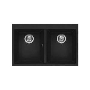 ELLECI LGE45040 EGO 450 LAVELLO 2 VASCHE 86X50 CM COLORE NERO