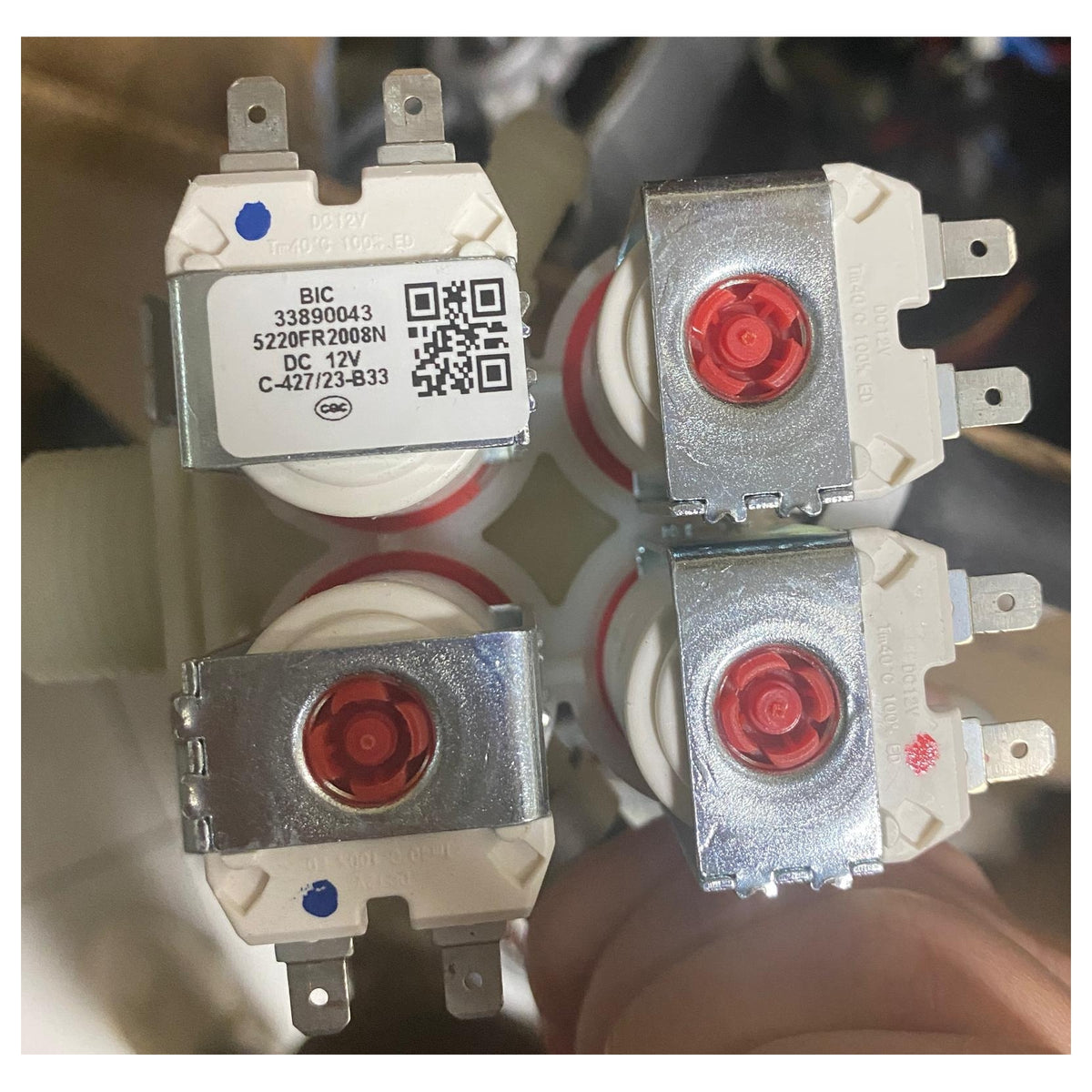 ELETTROVALVOLA A 4 VIE ORIGINALE COMPATIBILE CON LAVASCIUGA LG D4R7011TSWG