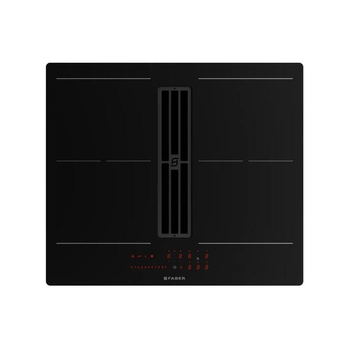FABER GALILEO SLIM A600 Piano cottura a induzione con cappa integrata versione Aspirante 60cm, 4 zone - 340.0708.975