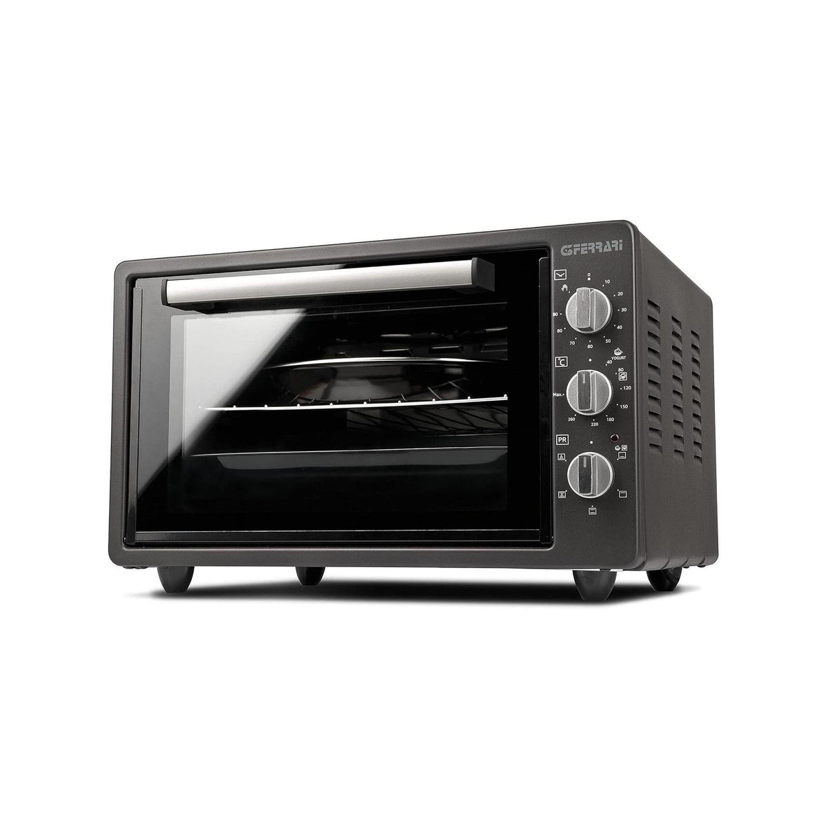 G3 Ferrari Rostò Titanium 37 G10147 Forno Elettrico Ventilato 37 Litri, 1500 W, Grill, Grigio Antracite