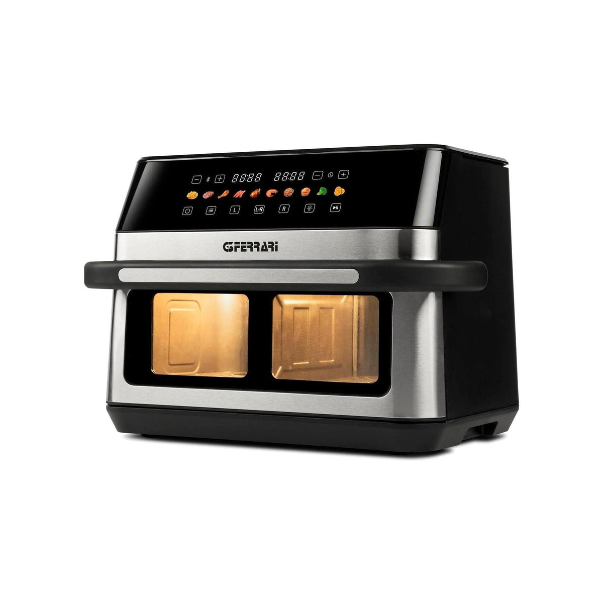 G3 Ferrari G10223 Friggitrice ad Aria 12Lt (6+6), 2200 W, 10 Programmi, Display a Colori, Funzione Essiccatore