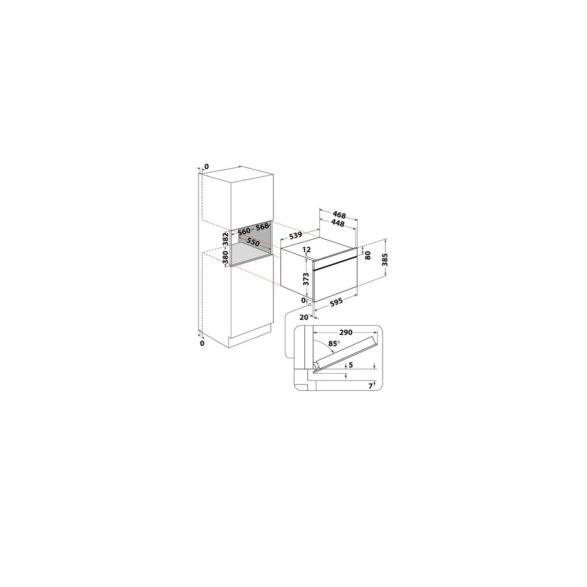 Hotpoint Ariston HAMD74TB Forno a microonde da incasso 31Lt, Grill, Nero