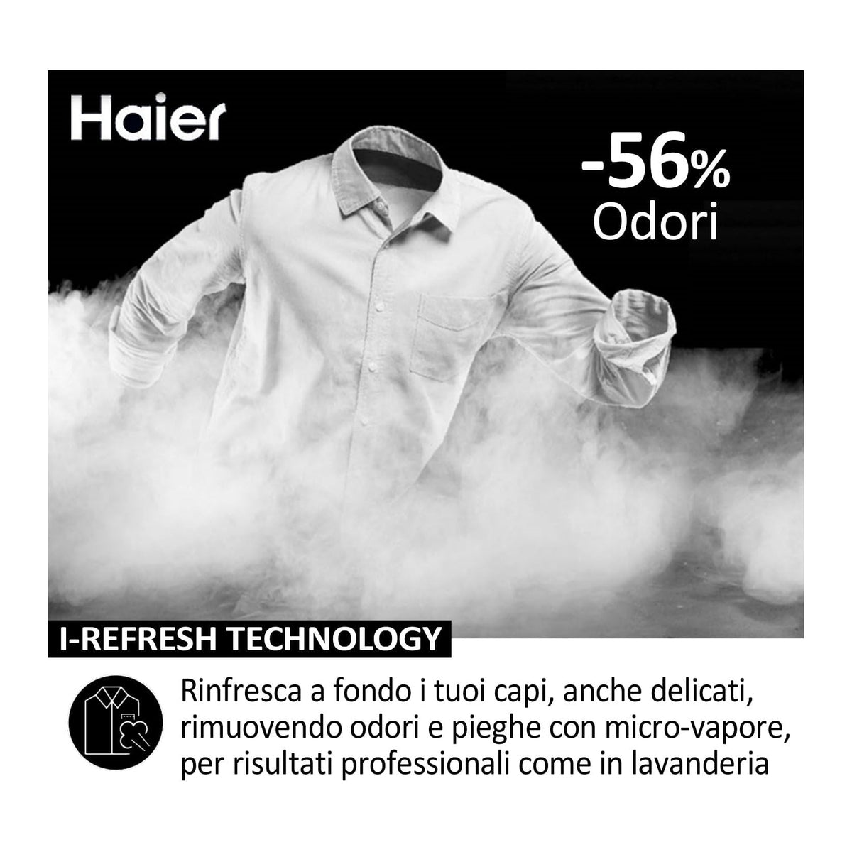 HAIER HD90-A2939E-IT ASCIUGATRICE A POMPA DI CALORE 9KG CLASSE E