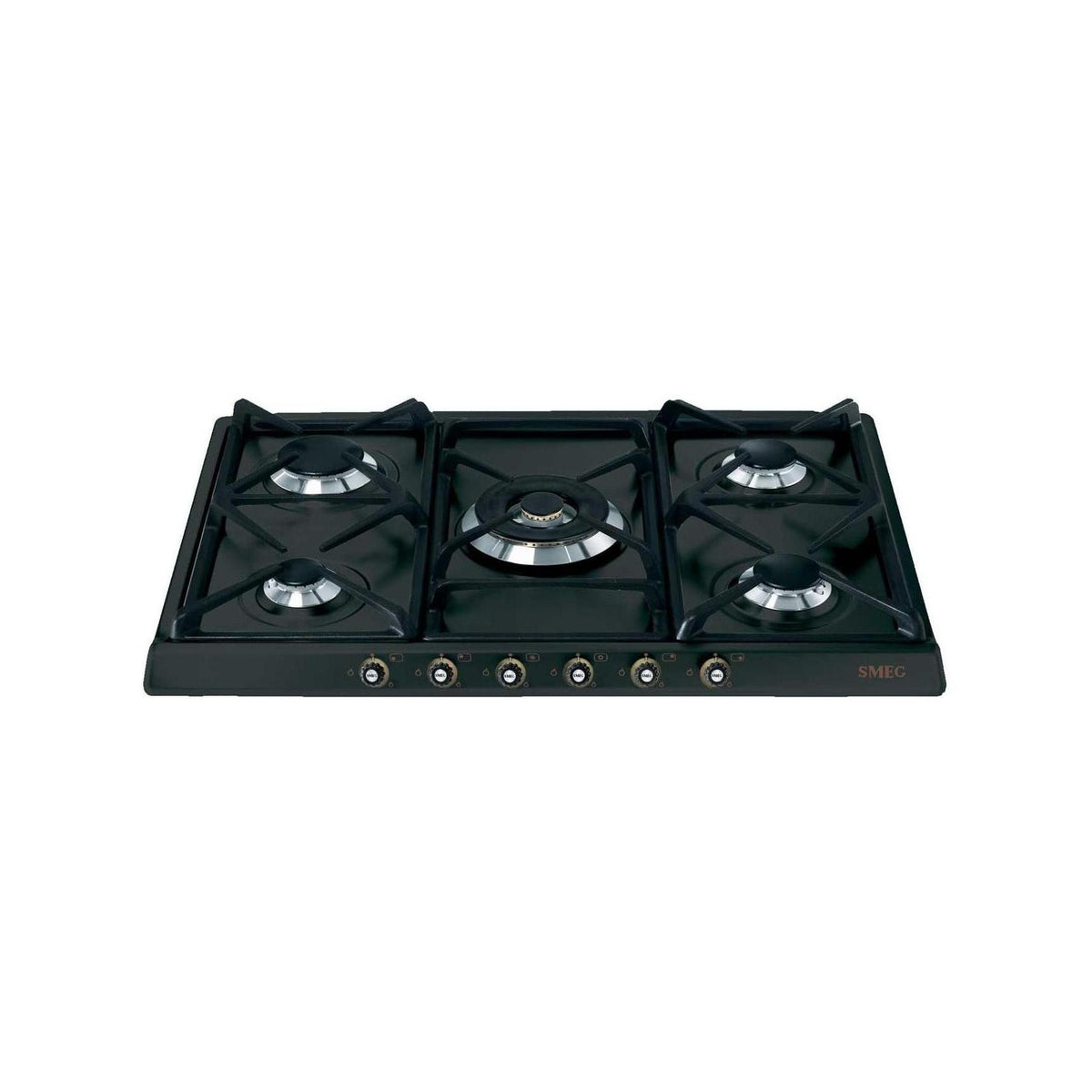 SMEG SR775AO PIANO COTTURA DA INCASSO 70CM 5 FUOCHI A GAS COLORE ANTRACITE