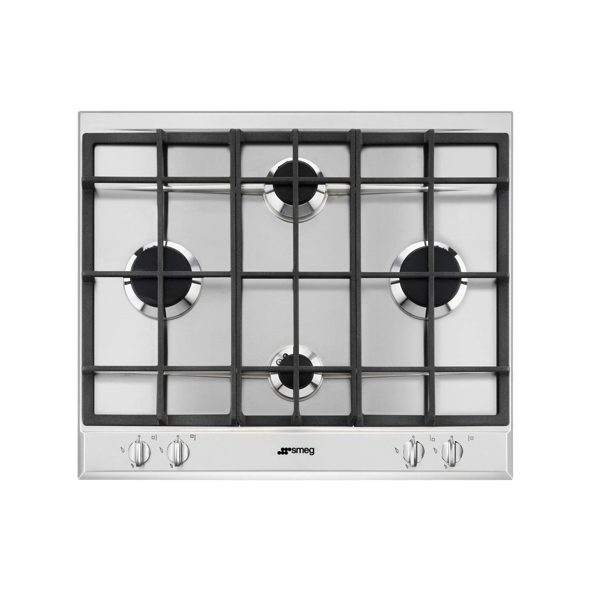 SMEG P260XGH PIANO COTTURA 60CM 4 FUOCHI A GAS COLORE INOX