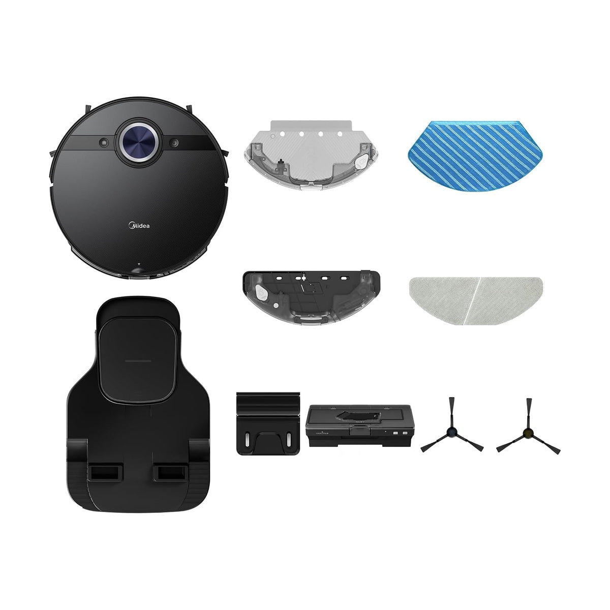 MIDEA S8PIU ROBOT ASPIRAPOLVERE WIFI CON ASPIRAZIONE STAZIONE S8+ COLORE NERO