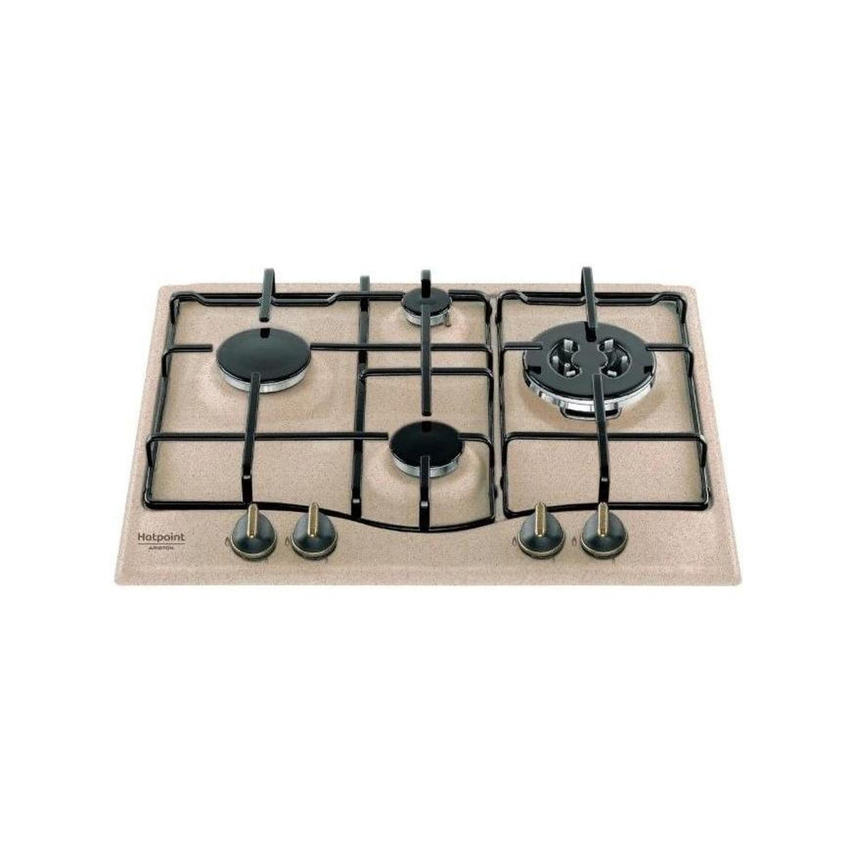 HOTPOINT ARISTON PCN 640 T (AV) R /HA PIANO COTTURA DA INCASSO 60CM 4 FUOCHI A GAS COLORE AVENA - PCN640TAVR/HA