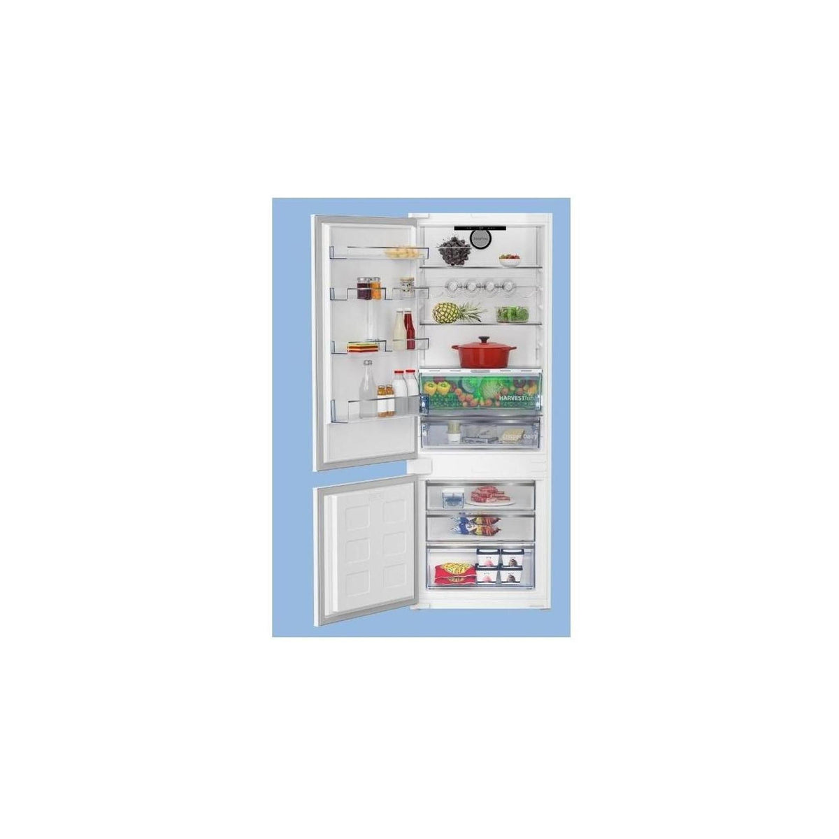 BEKO BCNE400E40SN LH FRIGORIFERO COMBINATO DA INCASSO TOTAL NO FROST 370LT CLASSE E - CERNIERA A SINISTRA