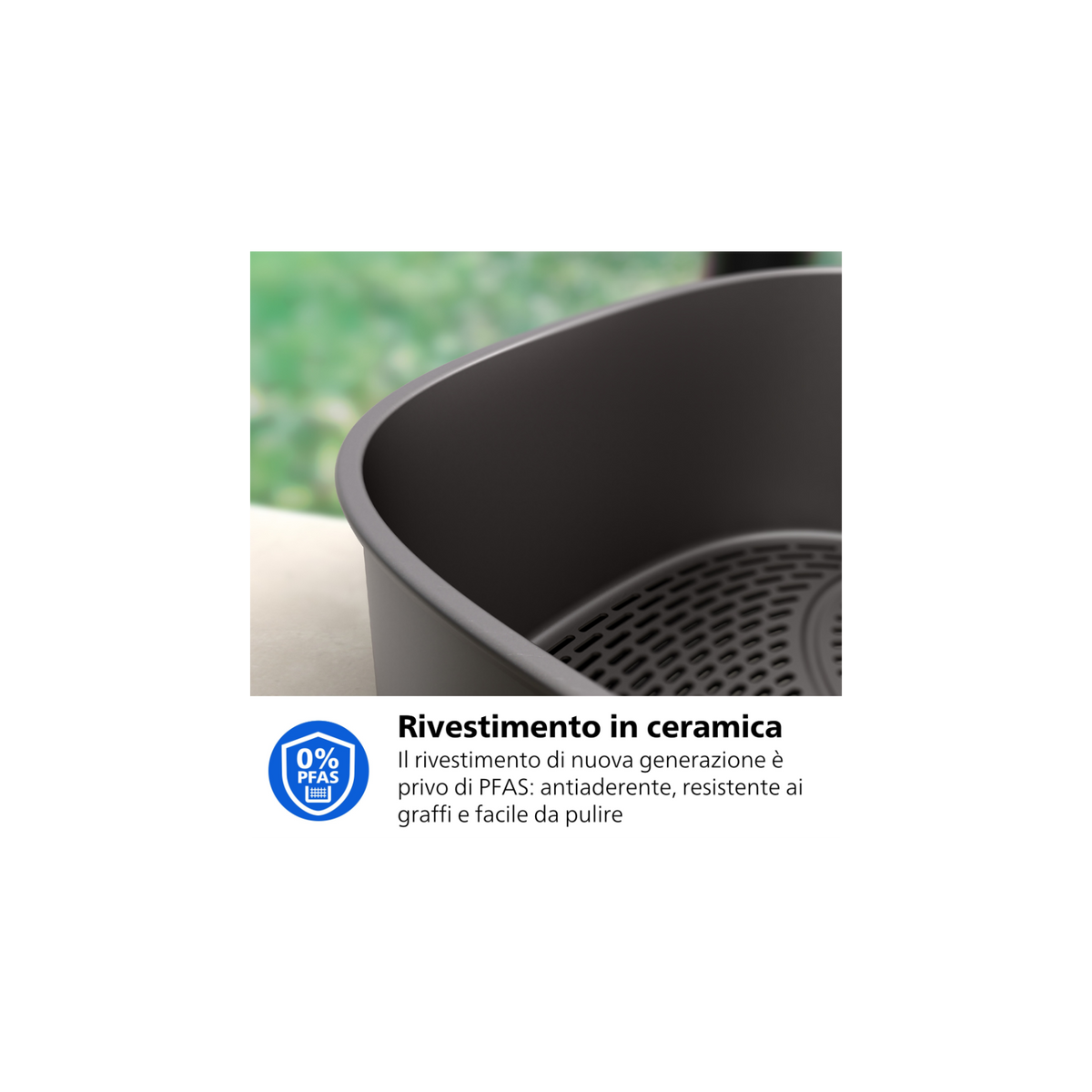 PHILIPS NA462/70 FRIGGITRICE AD ARIA AIRFRYER 4000 10LT 2750W NERA