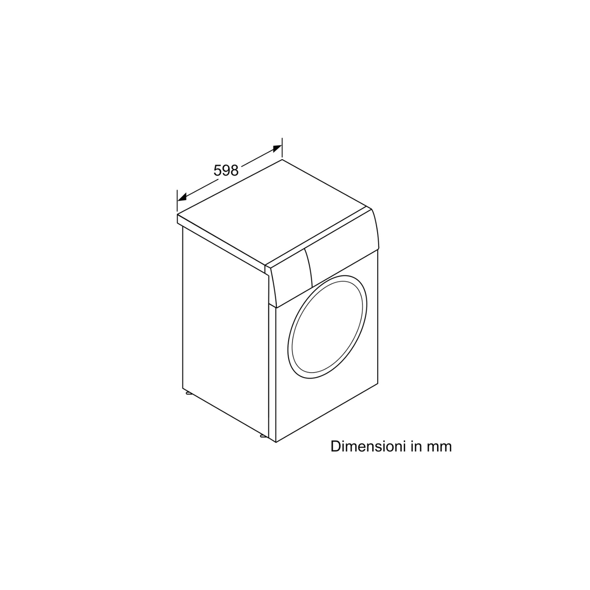 BOSCH WAN24009IT SERIE 4 LAVATRICE 9KG 1200 GIRI VAPORE CLASSE A