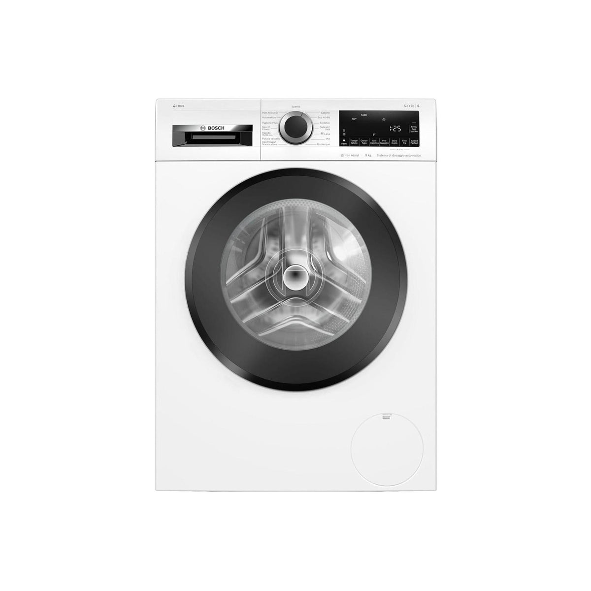BOSCH WGG244F0II LAVATRICE SERIE 6 9KG 1400 GIRI VAPORE i-DOS  CLASSE A