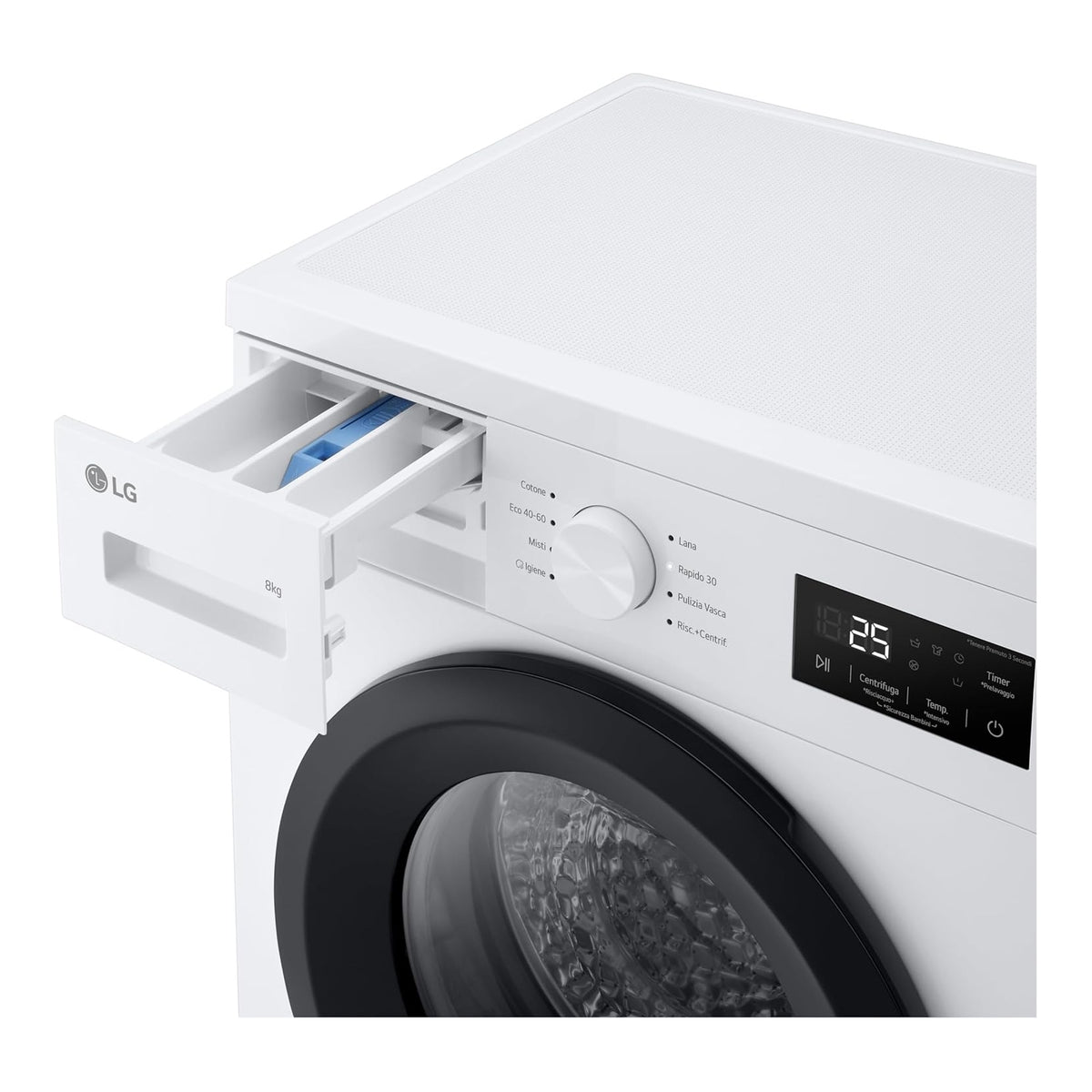 Lg F4NA10S7NWK Lavatrice Slim 7Kg 1400Giri Classe A