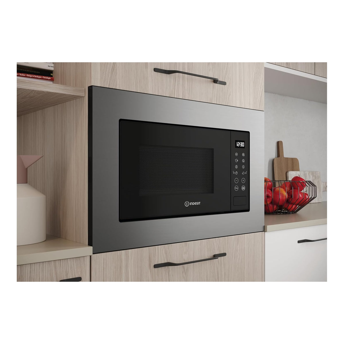 INDESIT MWI 120 GX.1 MICROONDE DA INCASSO 20LT COLORE INOX