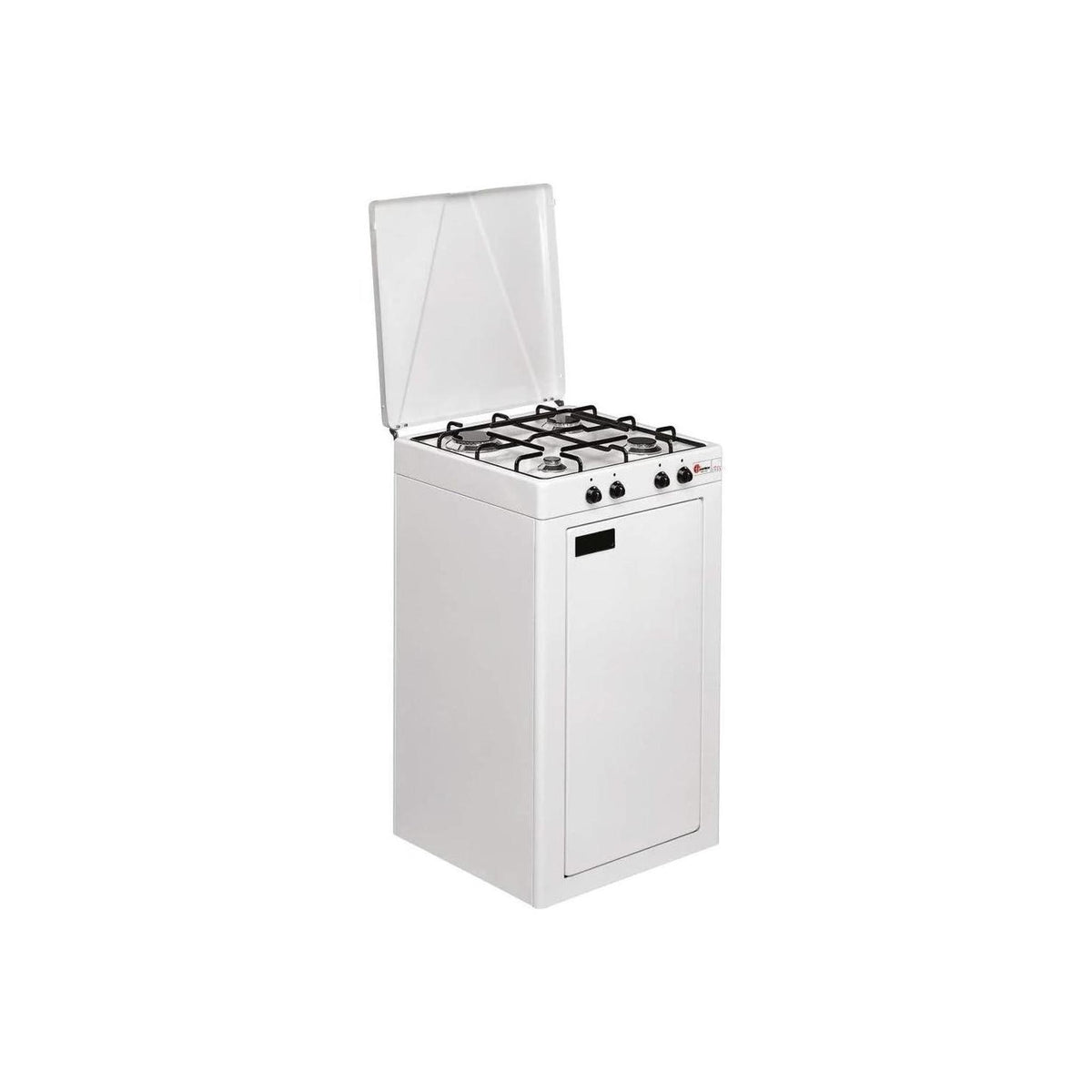 Parker 541CBGP MobilFornello 4 fuochi a Gas Gpl (Bombola) con Portabombola - MF541C/GP/GPL