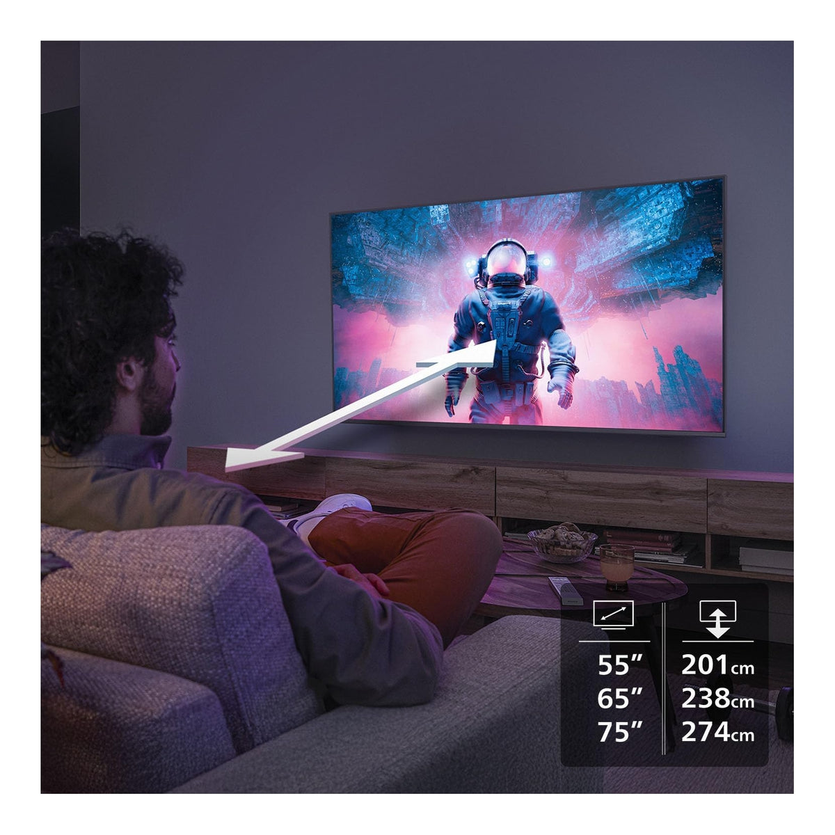 PHILIPS 75MLED820/12 MINI LED 75'' SMART TV 4K ULTRA HD