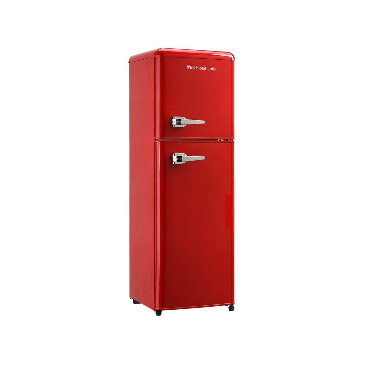 MELCHIONI FAMILY SIBERIA85 Frigorifero Doppia Porta 85Lt, Statico, Classe E, Colore Rosso